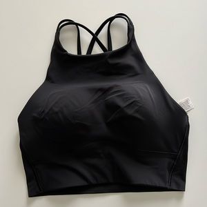Lululemon black sports bra top 4